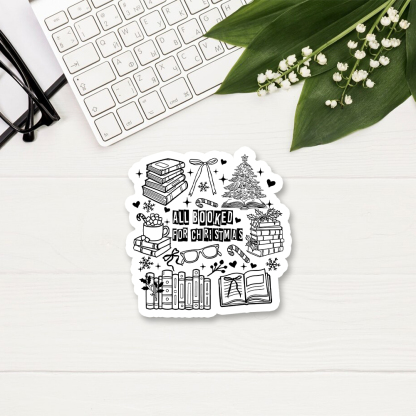 Pagewings All Booked For Christmas Sticker