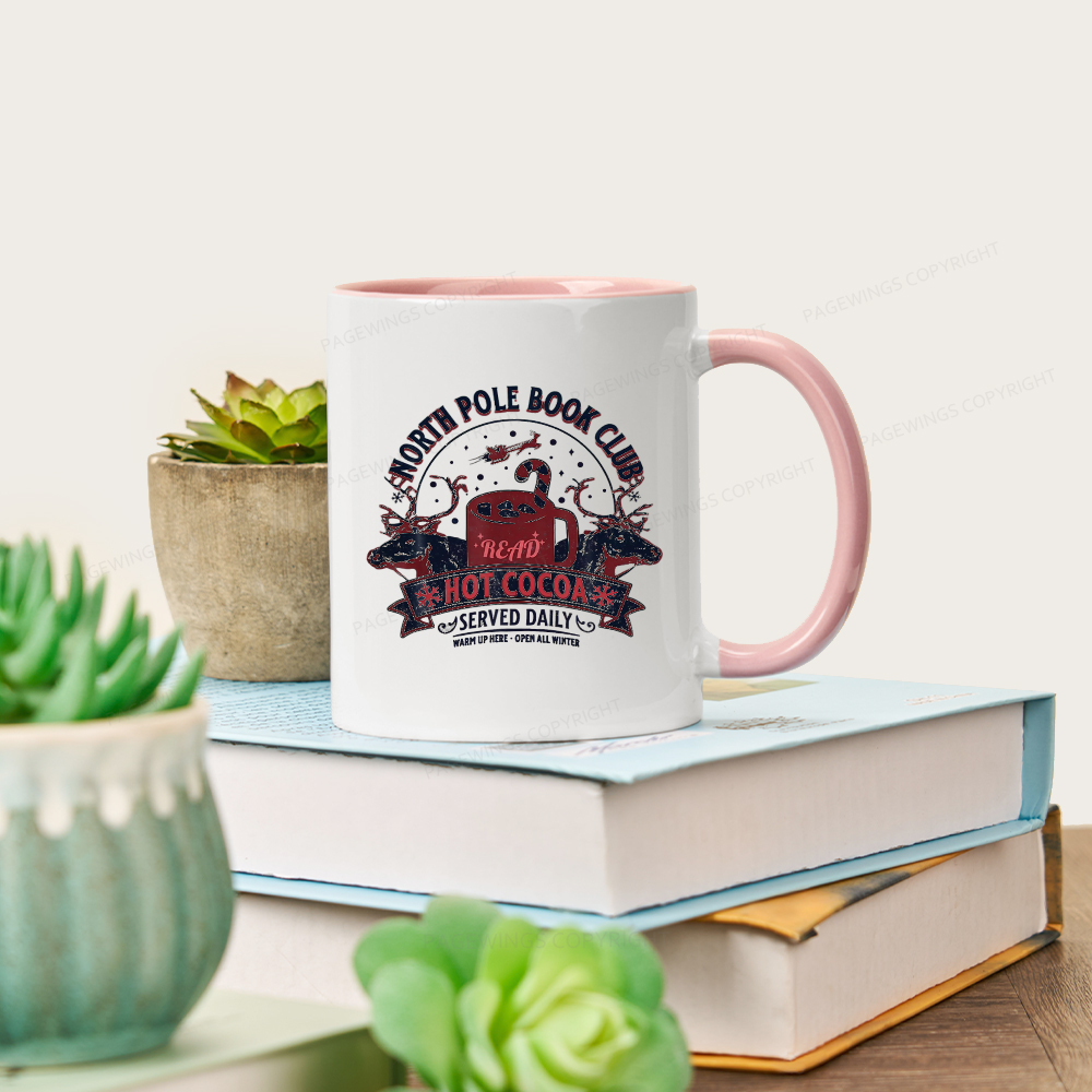 Pagewings North Pole Book Club Mug