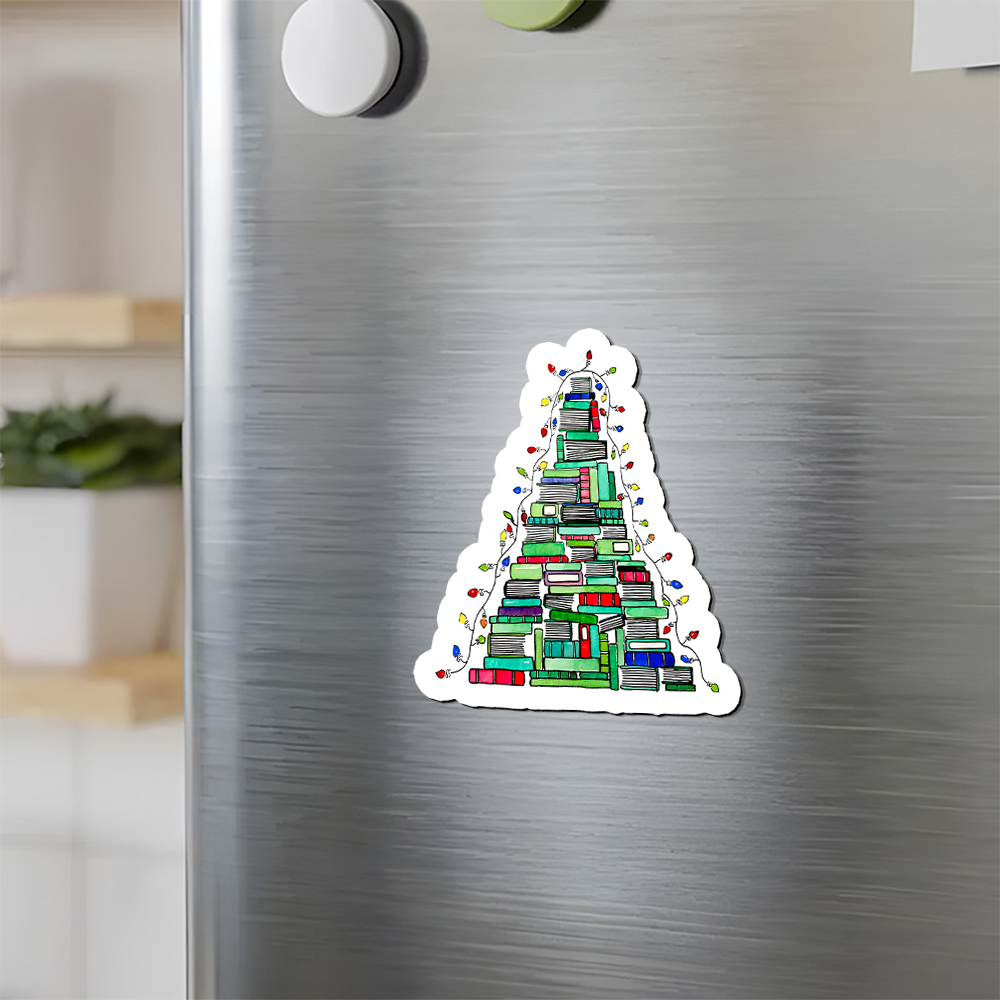 Pagewings Christmas Book Tree Fridge Magnet