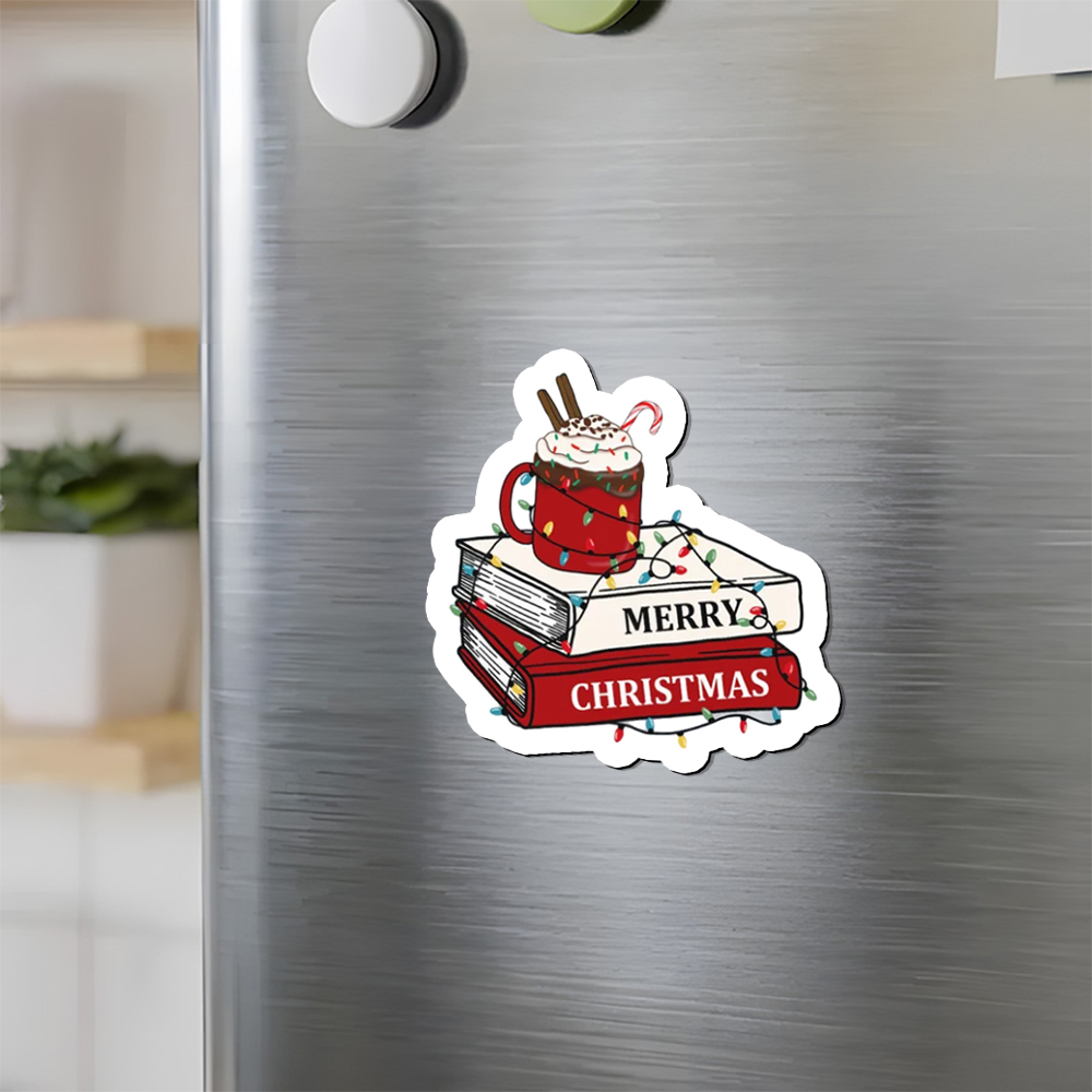 Pagewings Merry Christmas Fridge Magnet