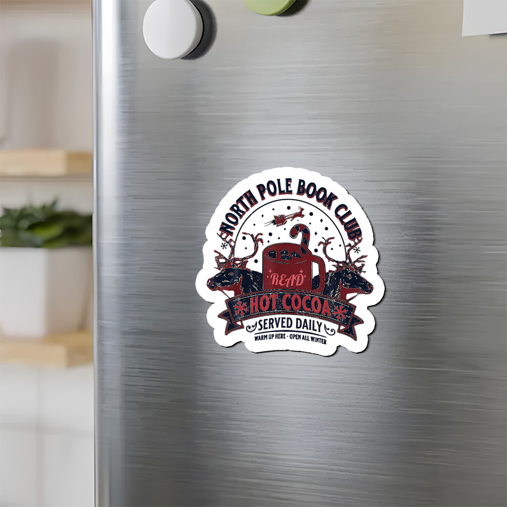 Pagewings North Pole Book Club Fridge Magnet