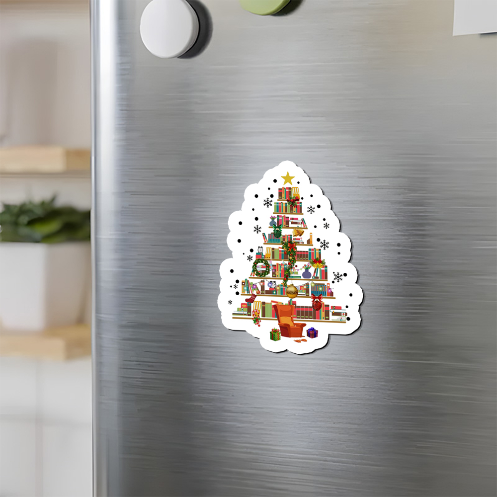 Pagewings Christmas Tree Made Of Book Fridge Magnet