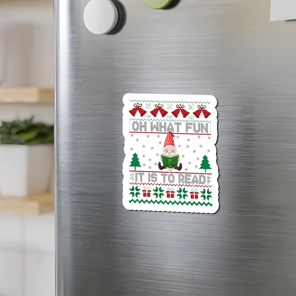 Pagewings Oh What Fun It Is To Read Fridge Magnet