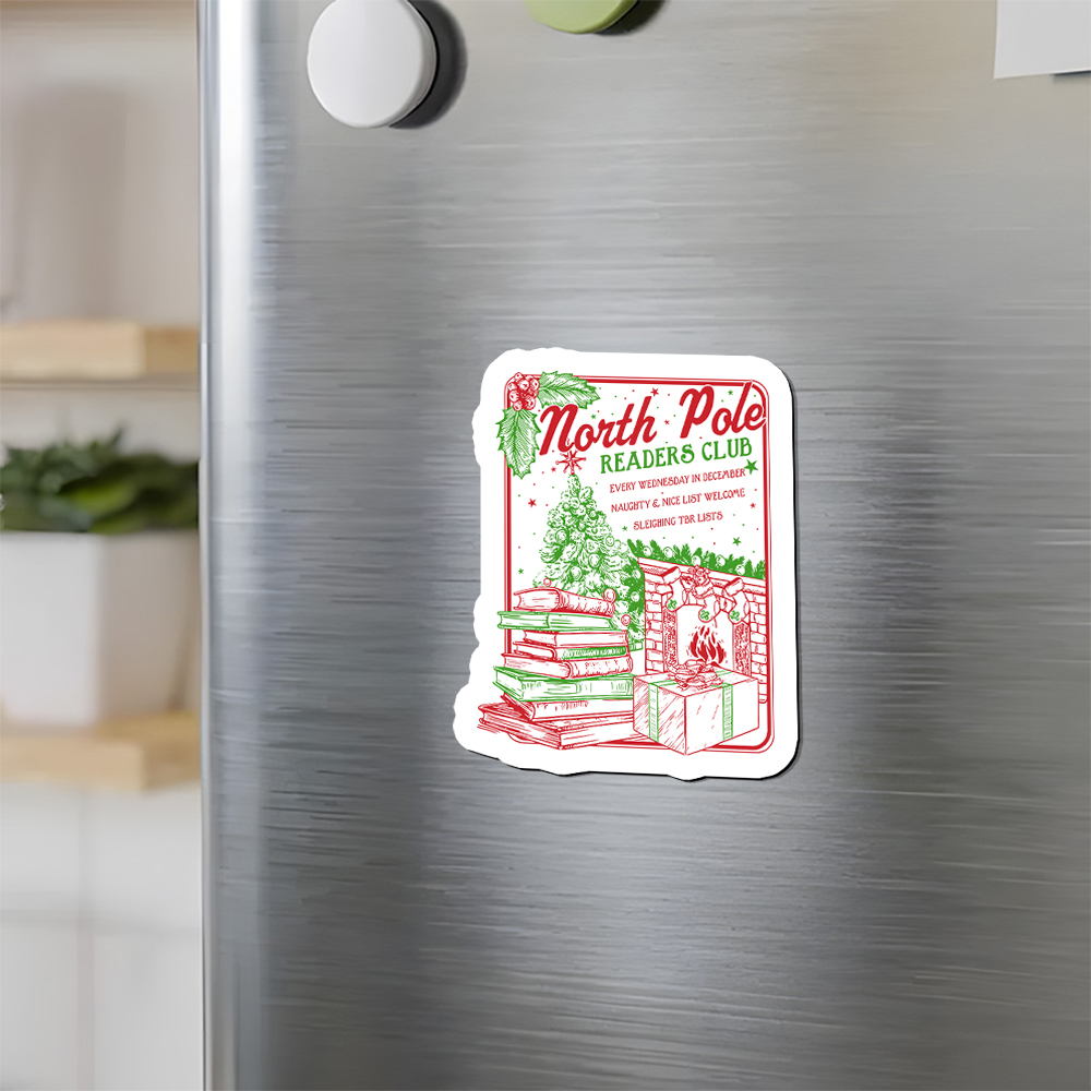 Pagewings Bookish Christma Fridge Magnet