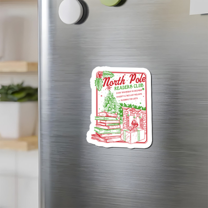 Pagewings Bookish Christma Fridge Magnet