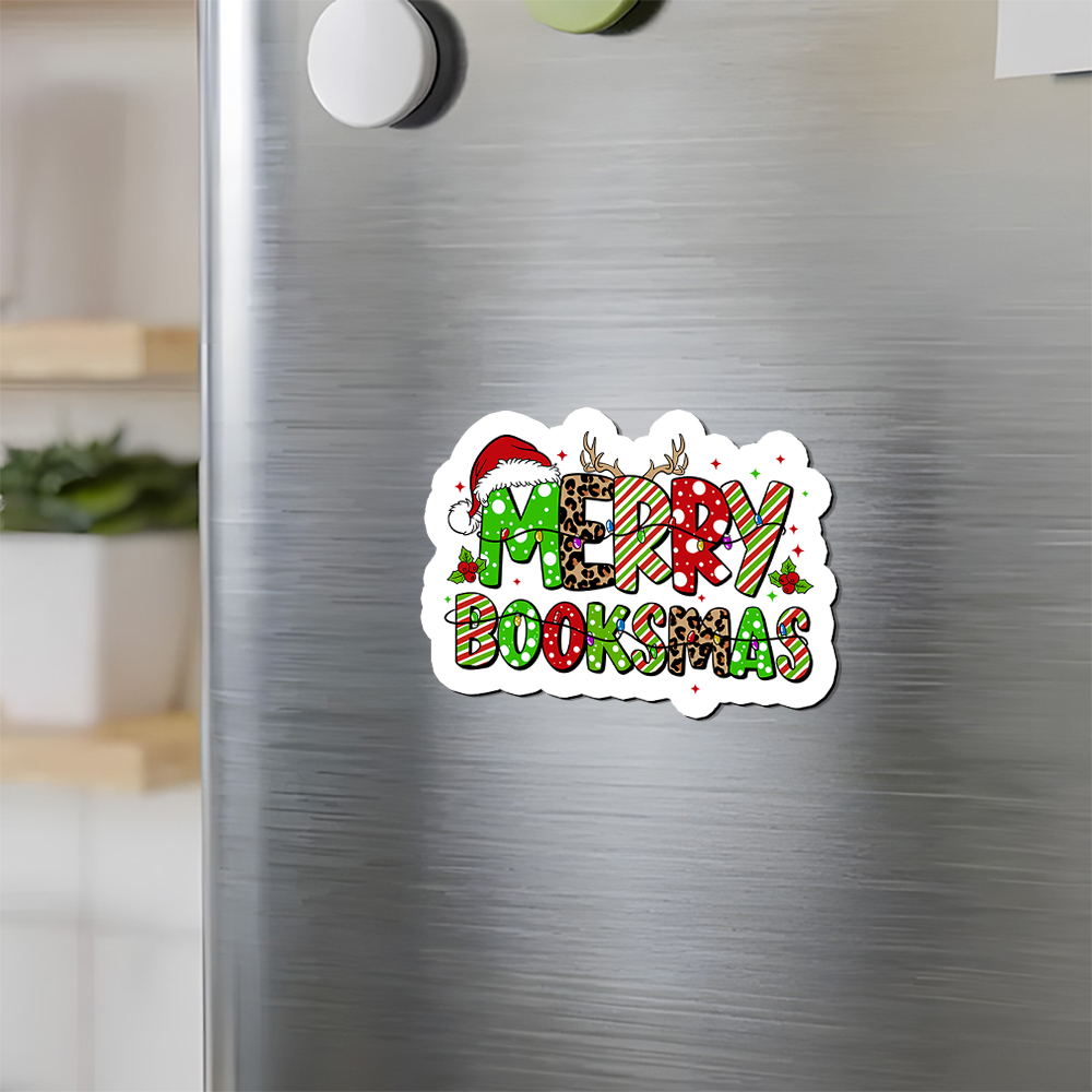 Pagewings Merry Booksmas Fridge Magnet