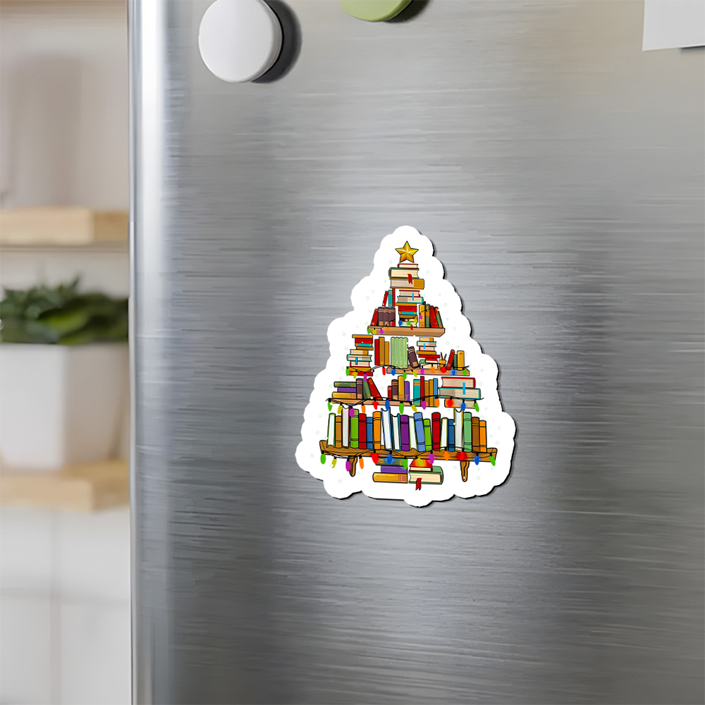 Pagewings Christmas Books Tree Fridge Magnet