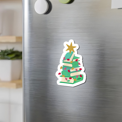 Pagewings Bookish Christmas Fridge Magnet
