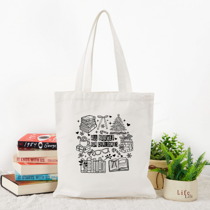 Pagewings All Booked For Christmas Tote Bag
