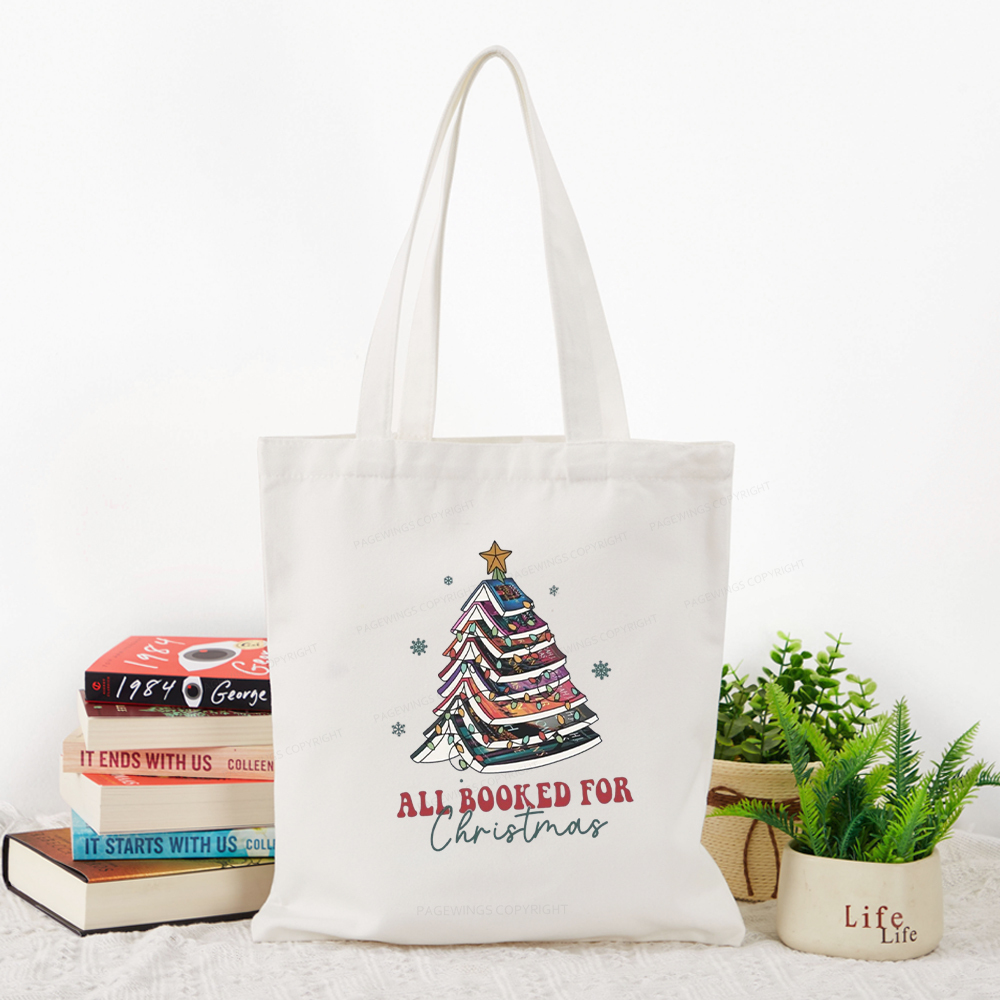 Pagewings Throne of Glass Christmas Tote Bag