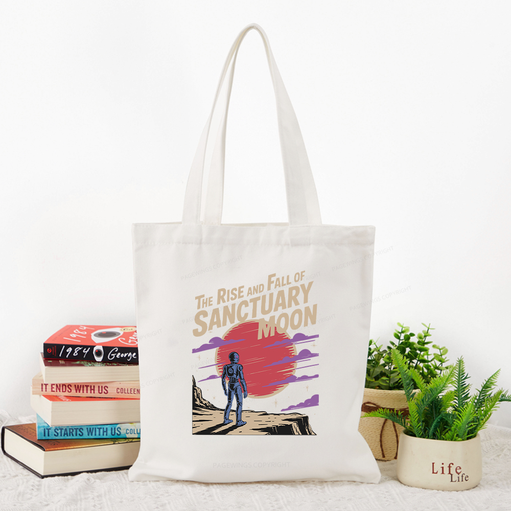 Pagewings The Rise And Fall Of Sanctuary Moon Tote Bag