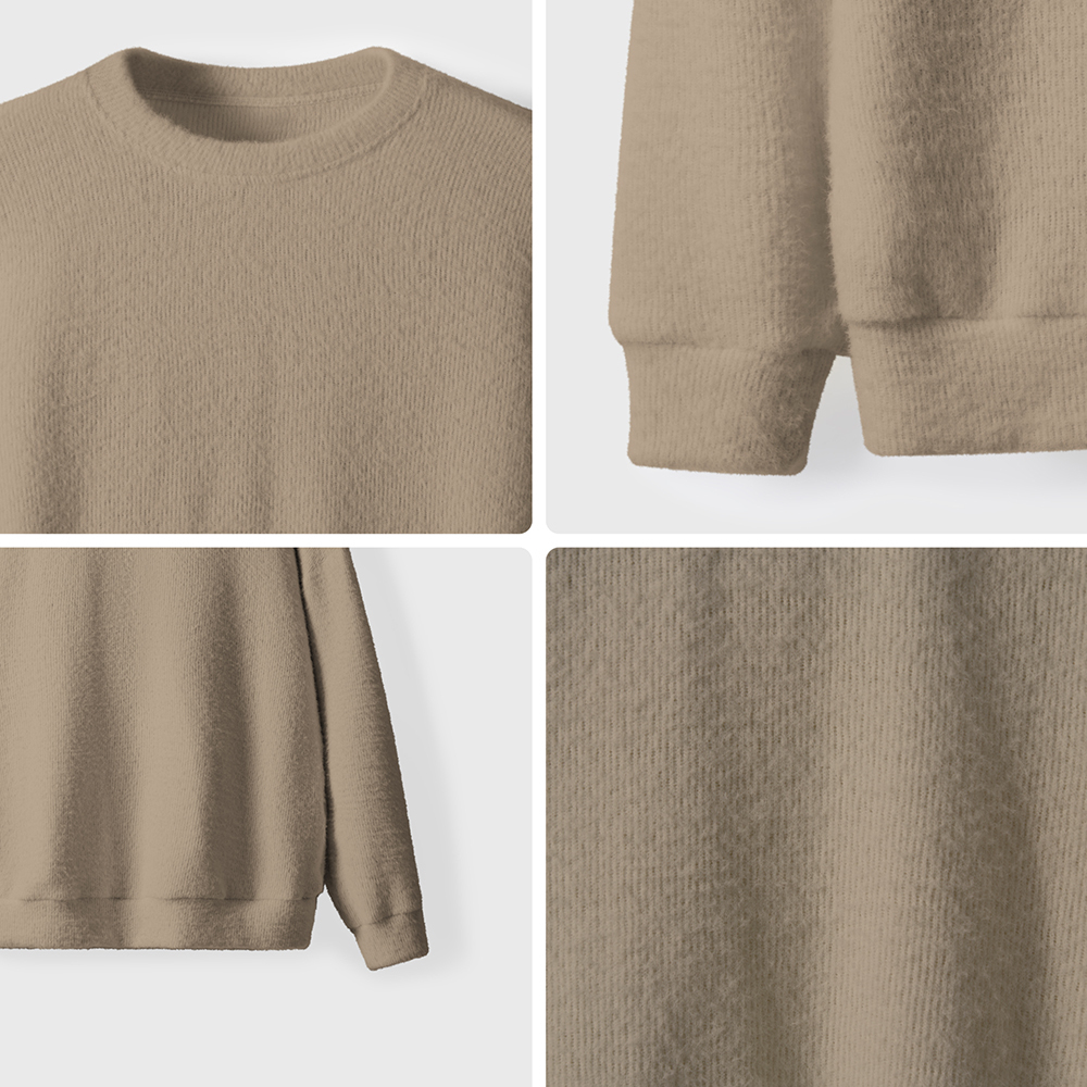 A-圆领毛衣模版Pagewings 文案  Unisex Knit Sweater