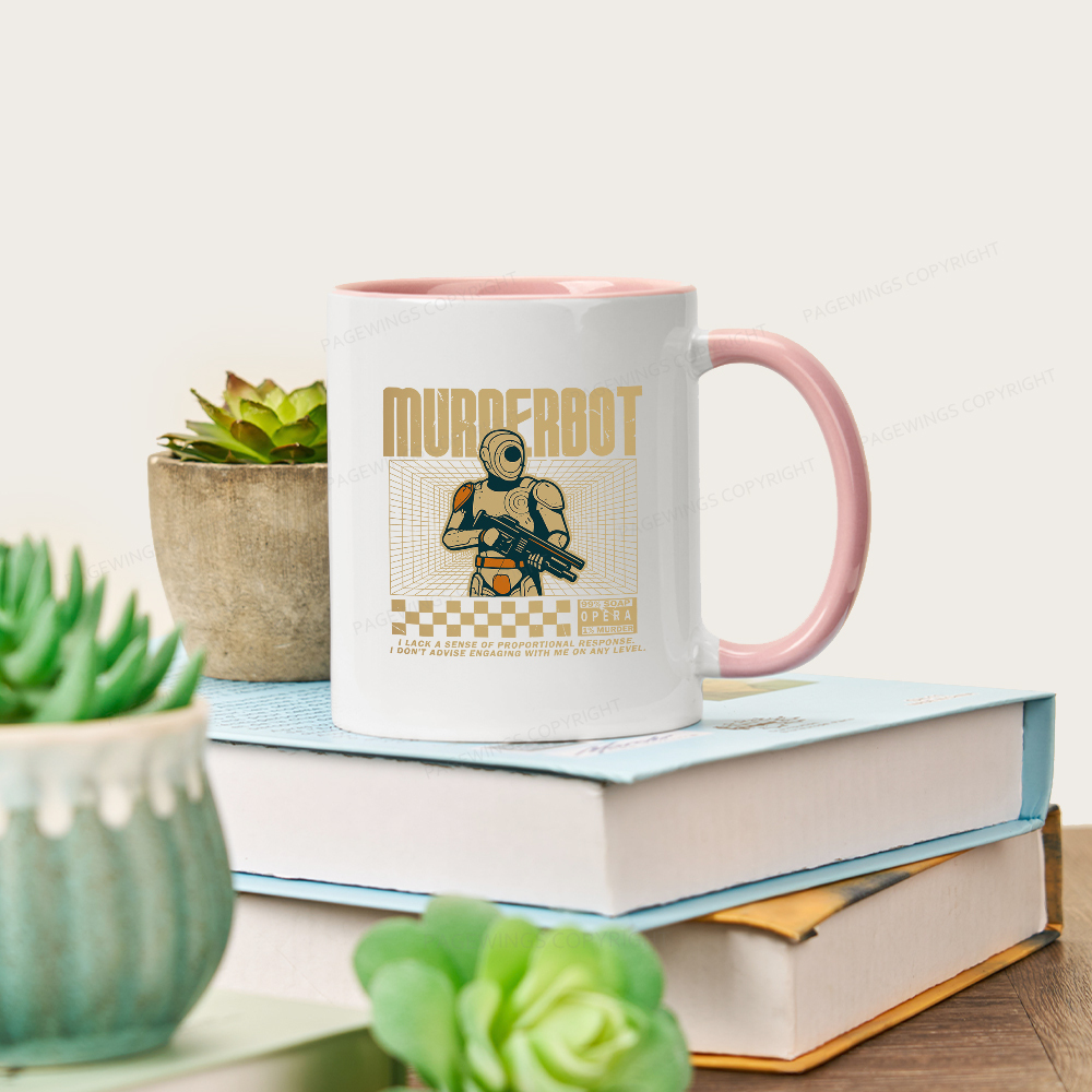 Pagewings Murderbot Mug