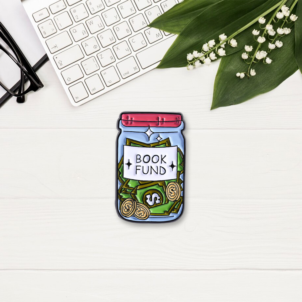 Pagewings Book Fund Enamel Pin Badge