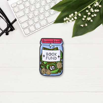 Pagewings Book Fund Enamel Pin Badge