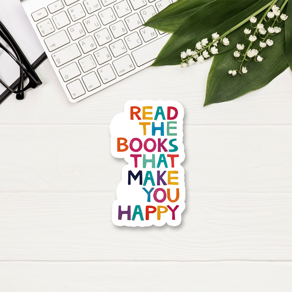 Pagewings Read The Books That Make You Happy Sticker