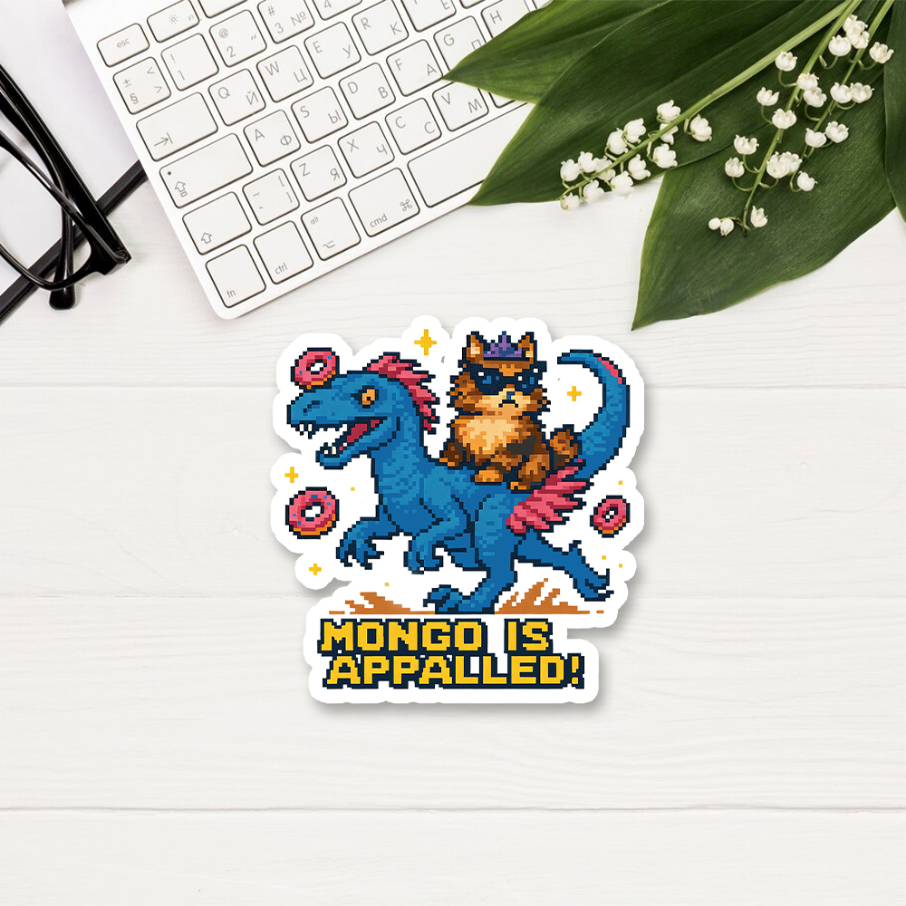 Pagewings Mongo Is Appalled Sticker