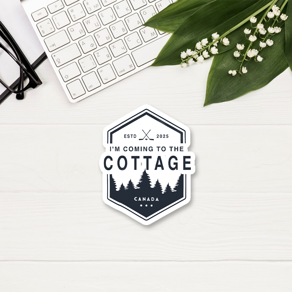 Pagewings Coming To The Cottage Sticker