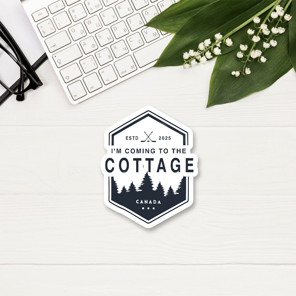 Pagewings Coming To The Cottage Sticker