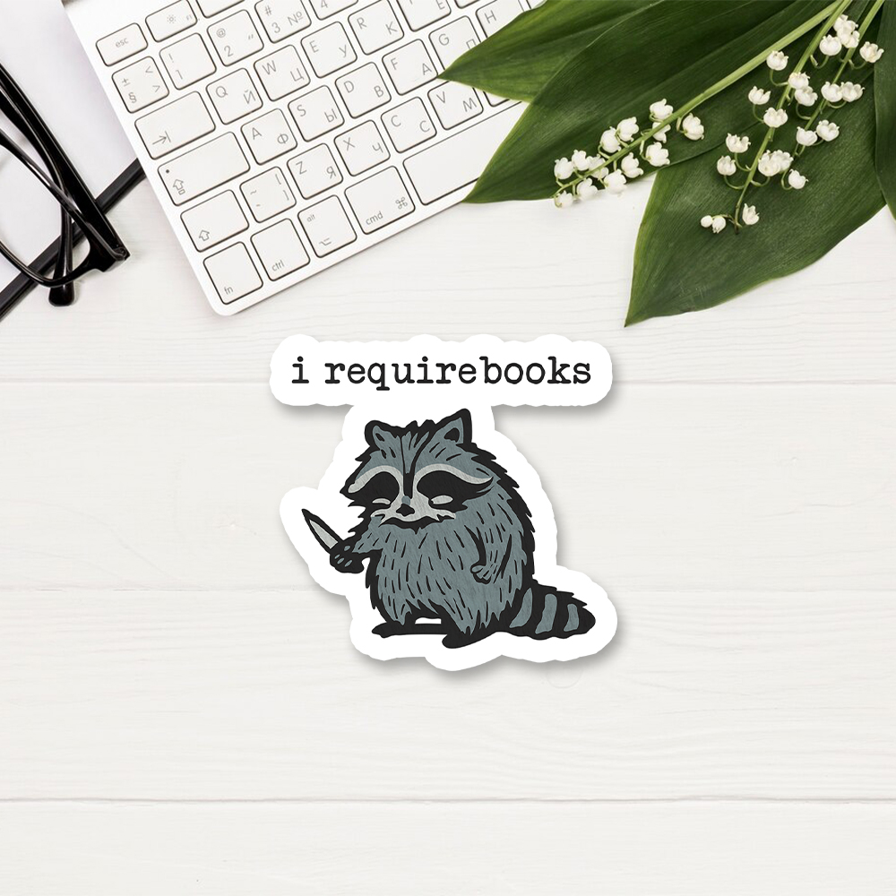 Pagewings I Require Books Sticker