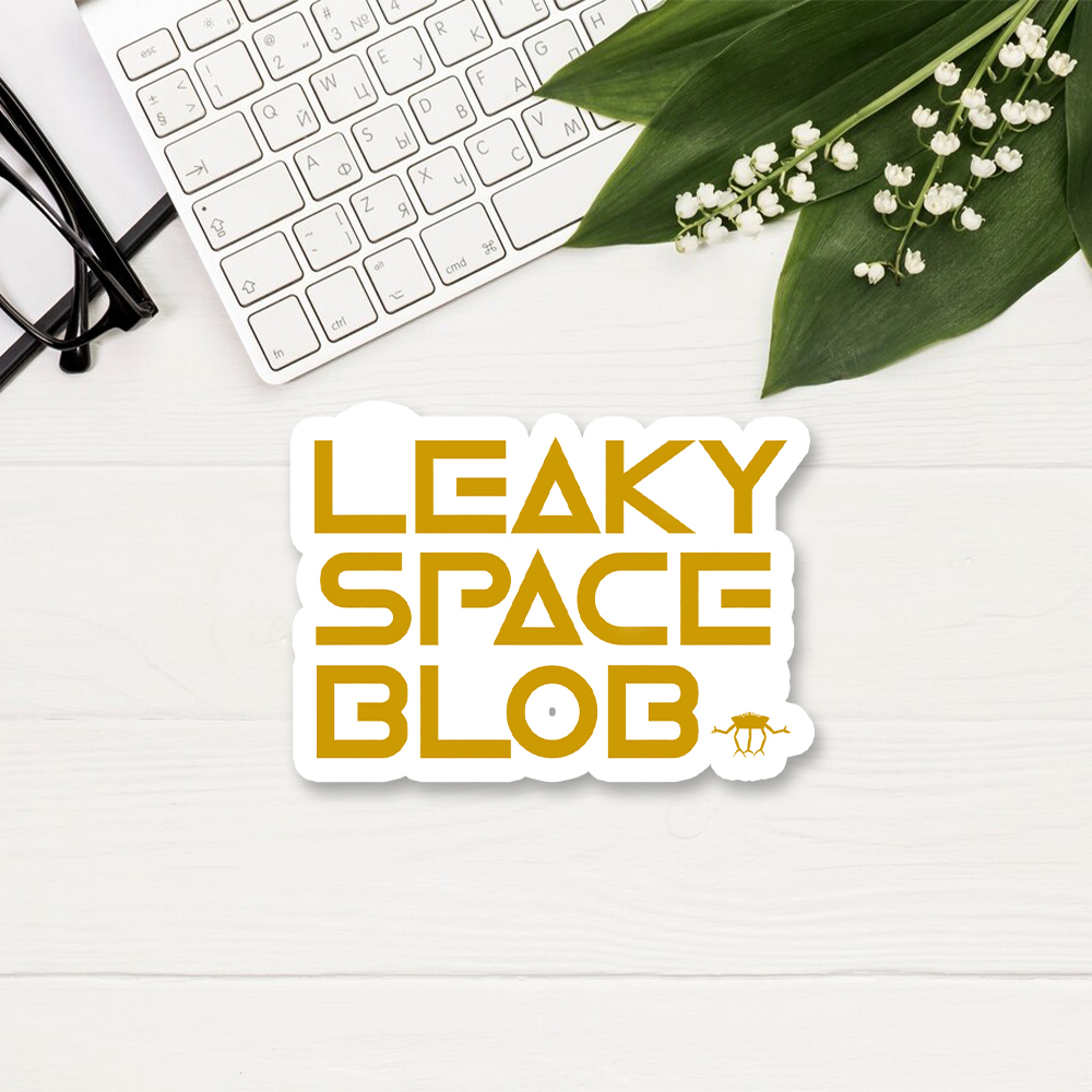 Pagewings Leaky Space Blob Sticker