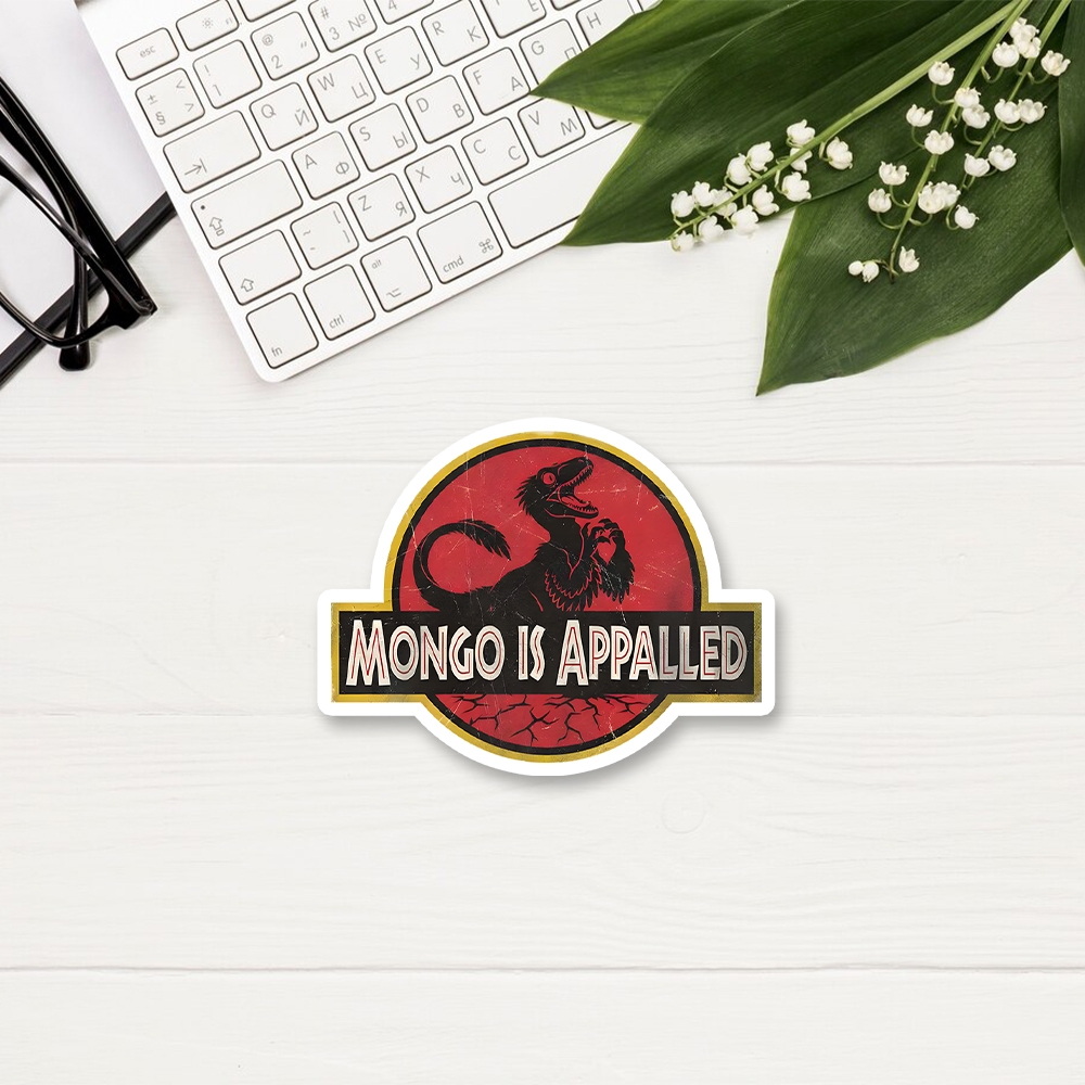 Pagewings Mongo Is Appalled Sticker