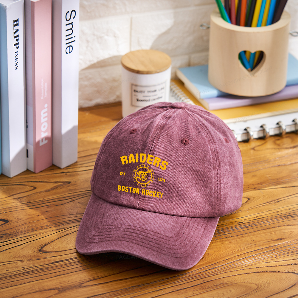 Pagewings Romance Novel Lover Washed Cap