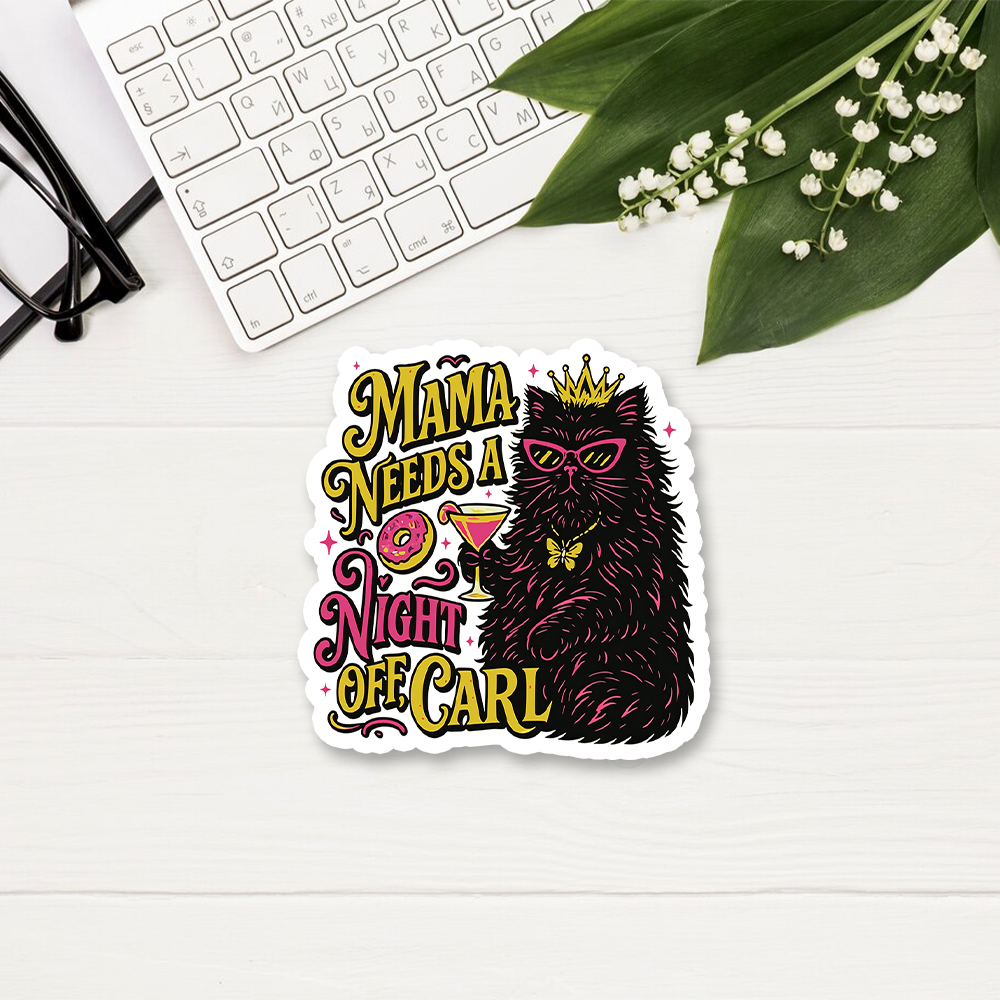 Pagewings Mama Needs A Night Off Sticker