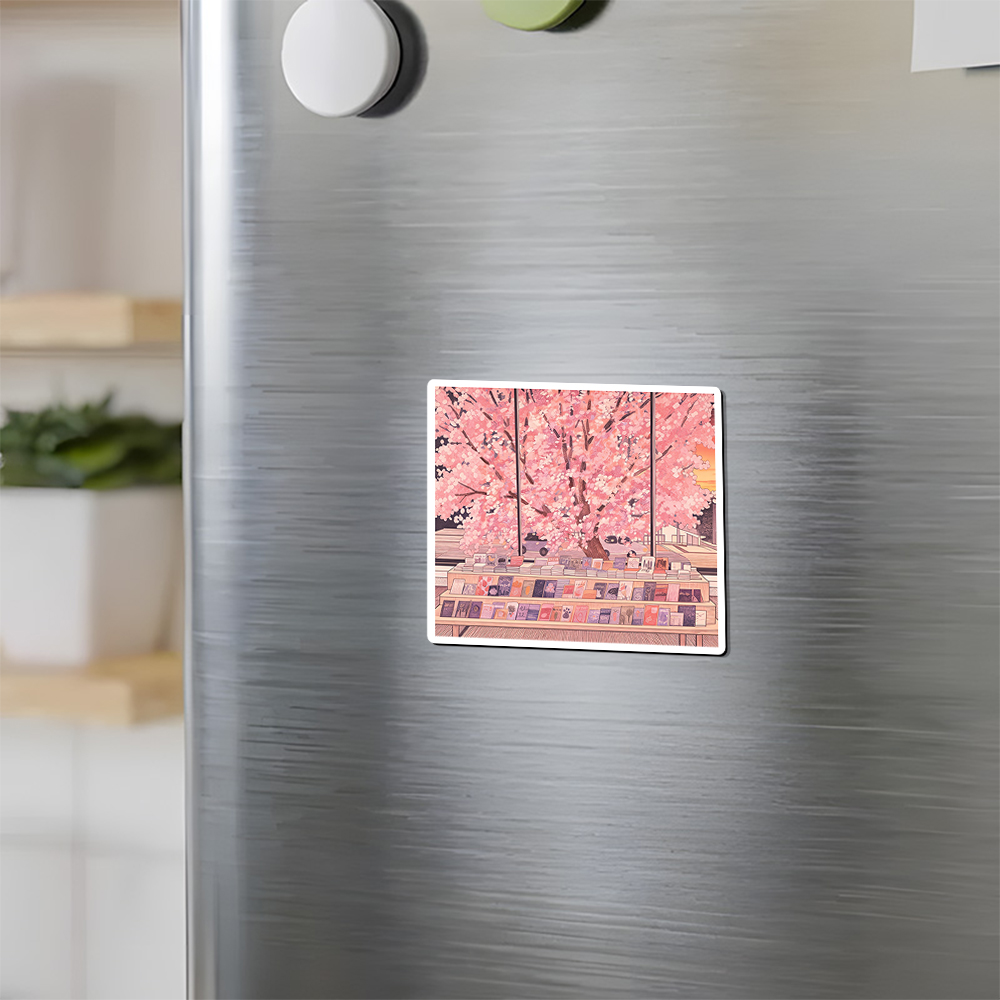 Pagewings Cozy Reading Fridge Magnet