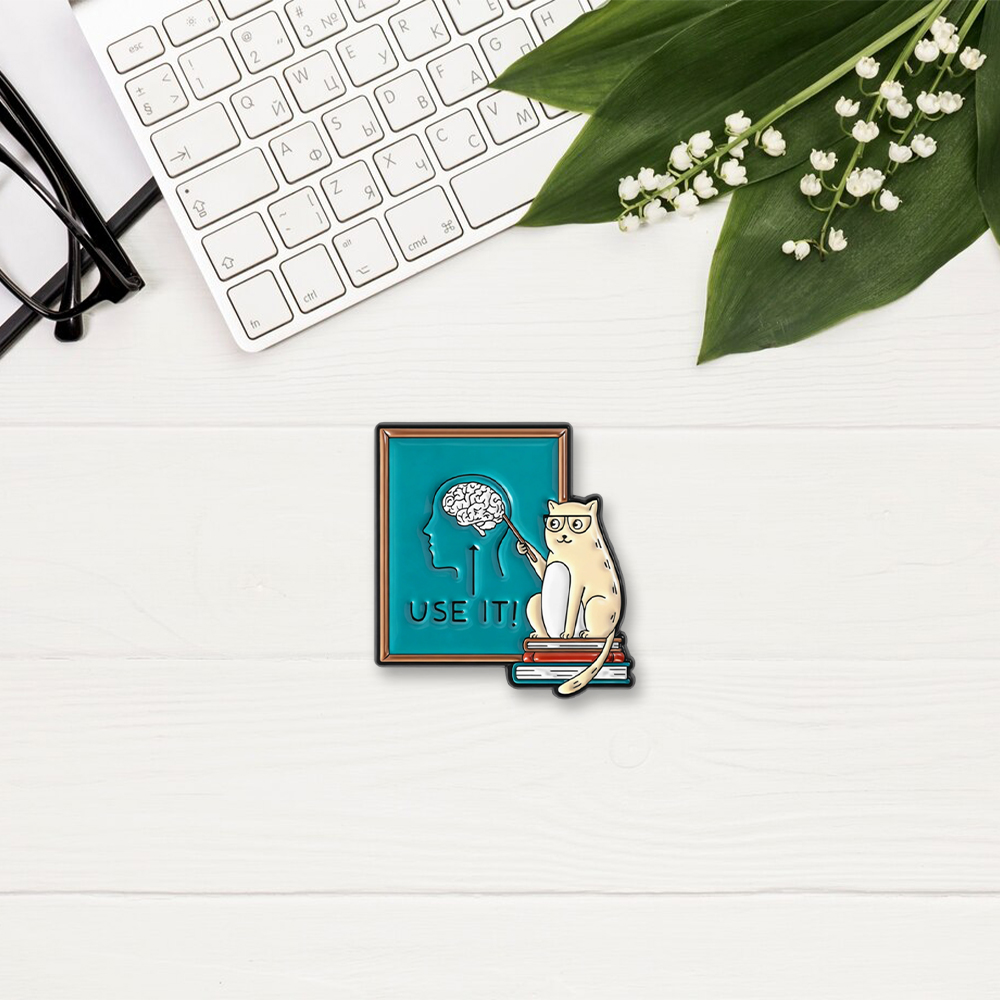 Pagewings Use It Enamel Pin Badge