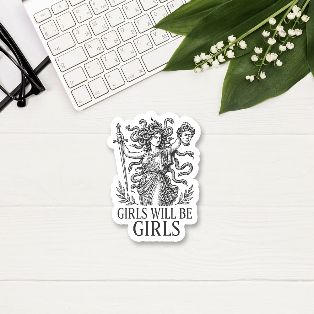 Pagewings Girls Will Be Girls Sticker
