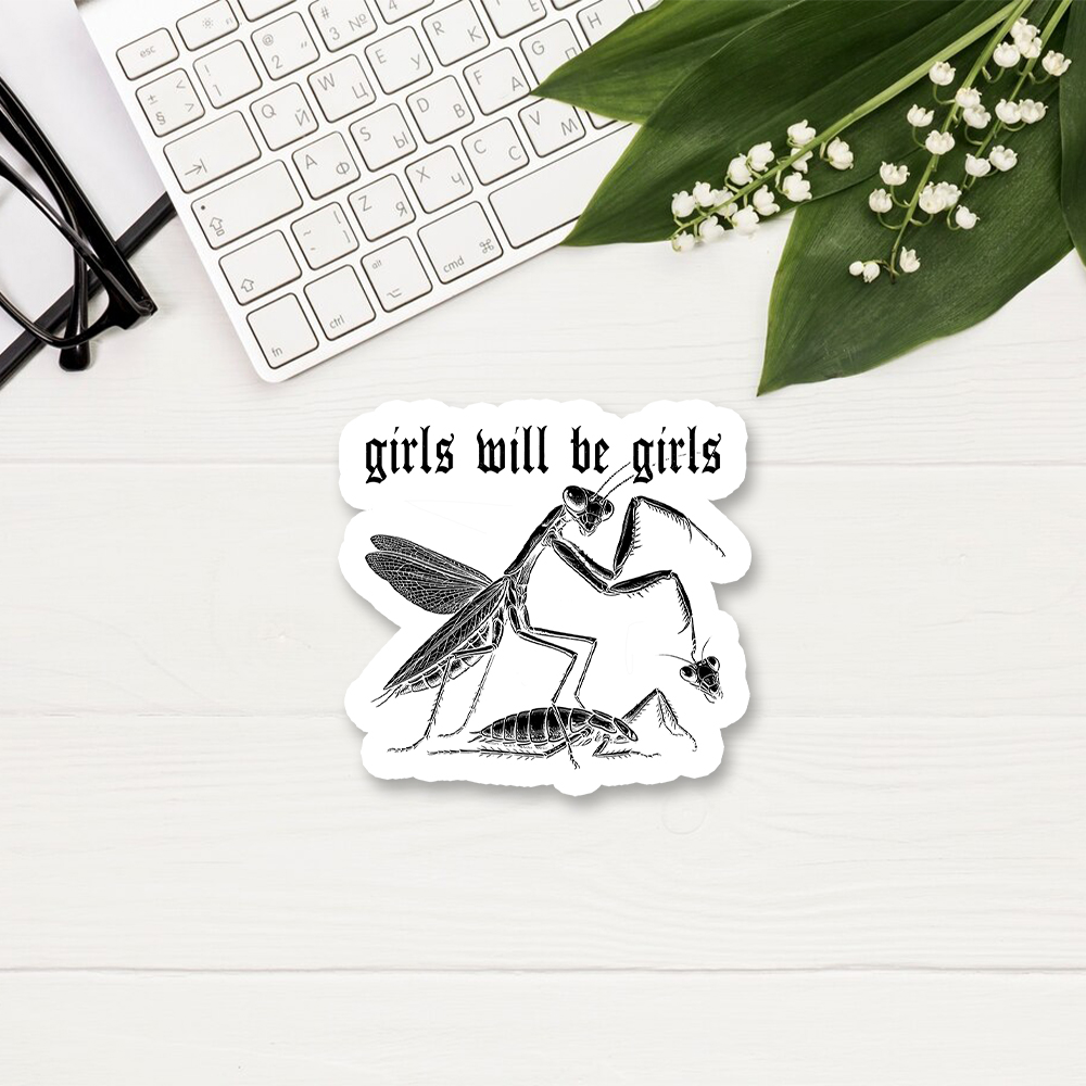 Pagewings Girls Will Be Girls Sticker