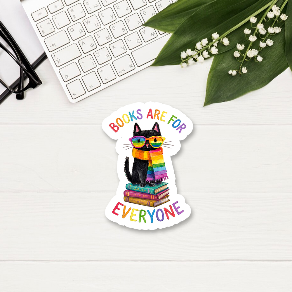 Pagewings Books Are For Everyone Sticker