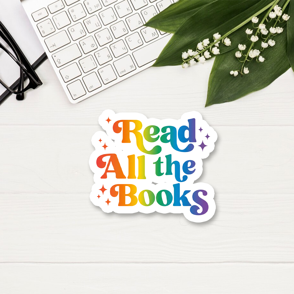 Pagewings Read All the Books Sticker