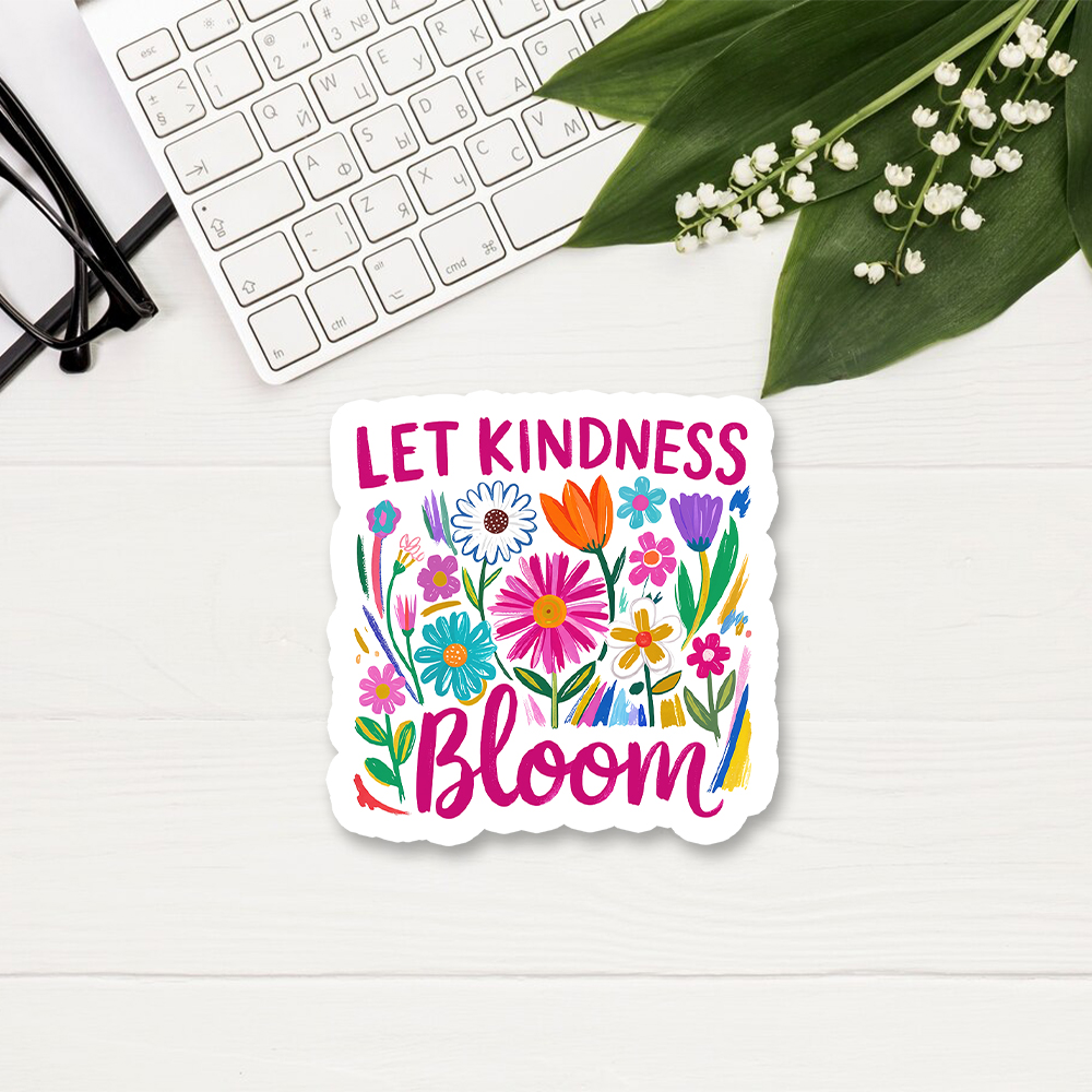 Pagewings Let Kindness Bloom Sticker