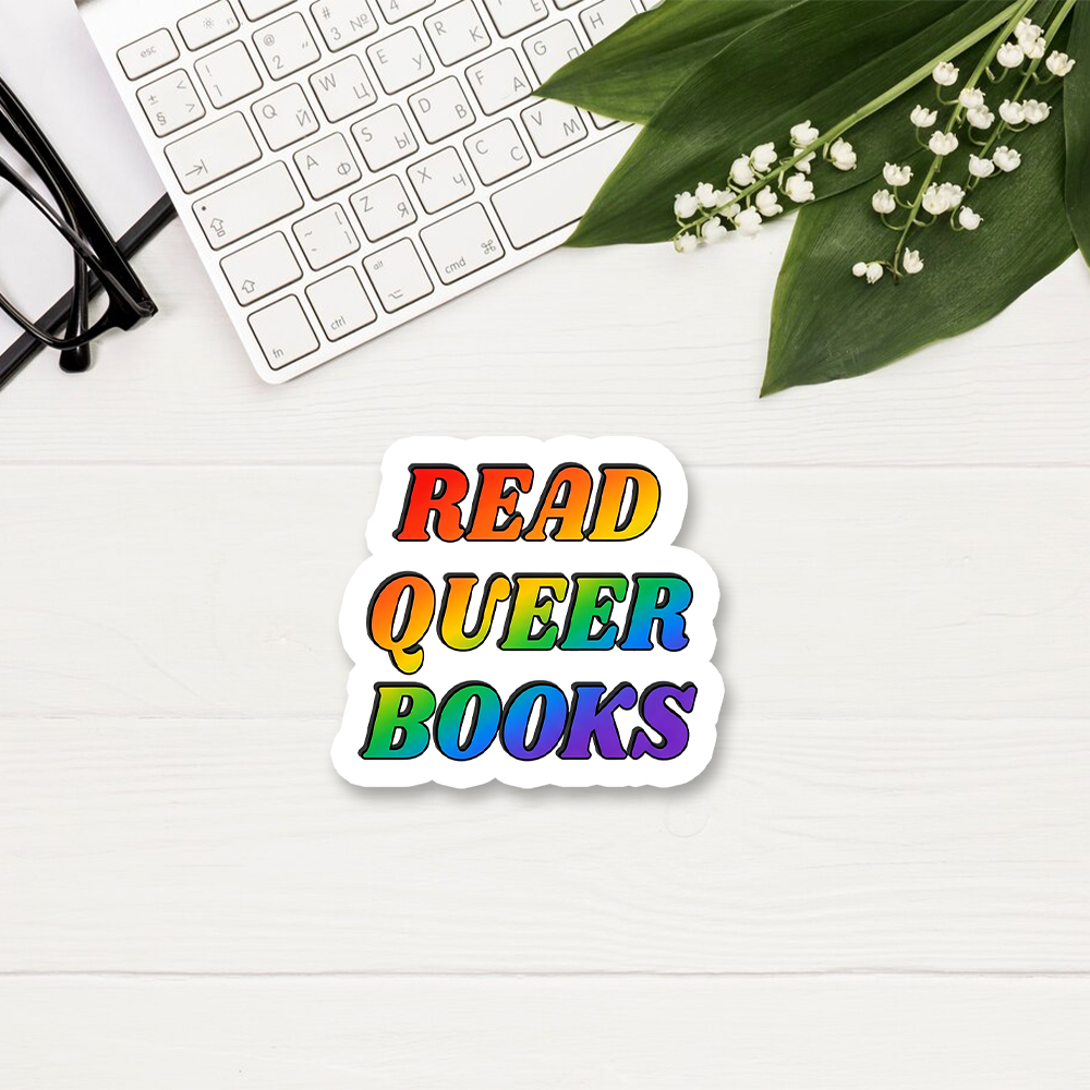 Pagewings Queer Books Sticker