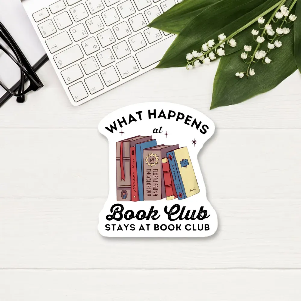 Pagewings Stays At Book Club Book Sticker