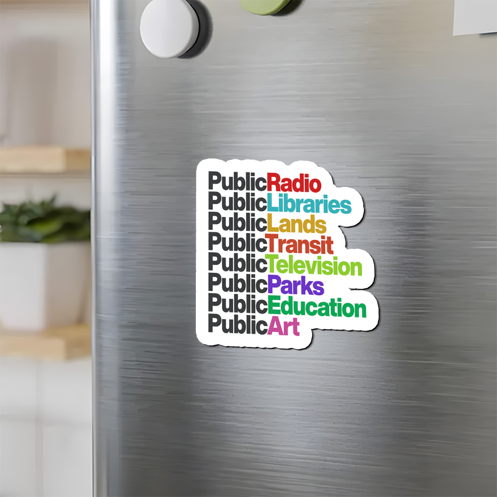 Pagewings Public Libraries Fridge Magnet