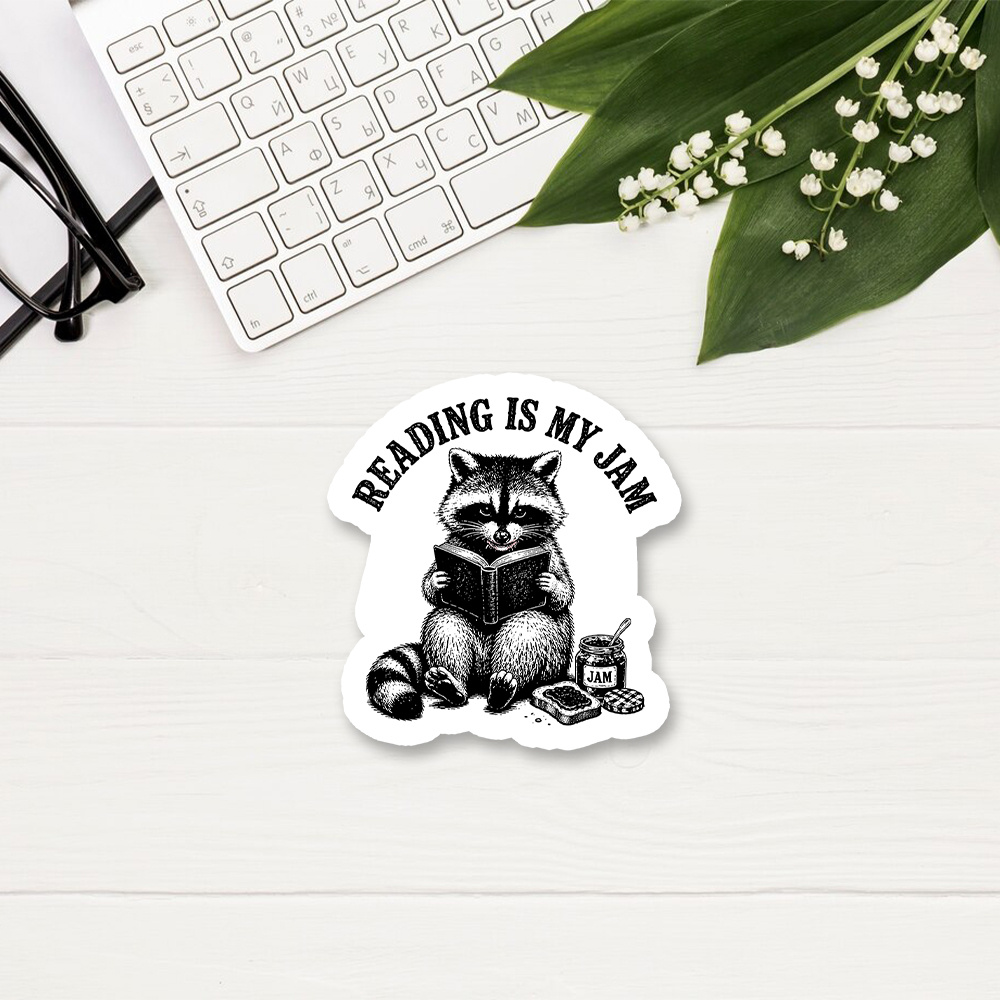 Pagewings Reading Is My Jam Sticker