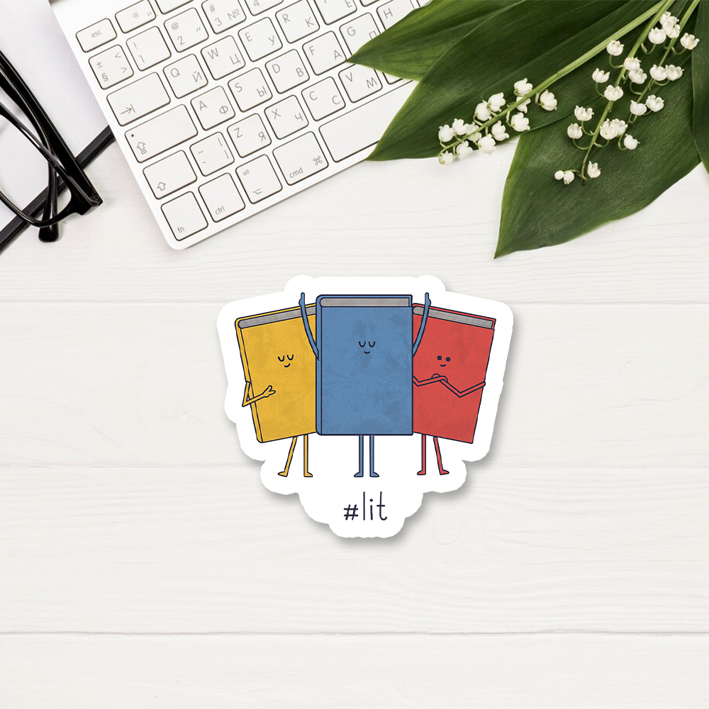 Pagewings Literature Sticker