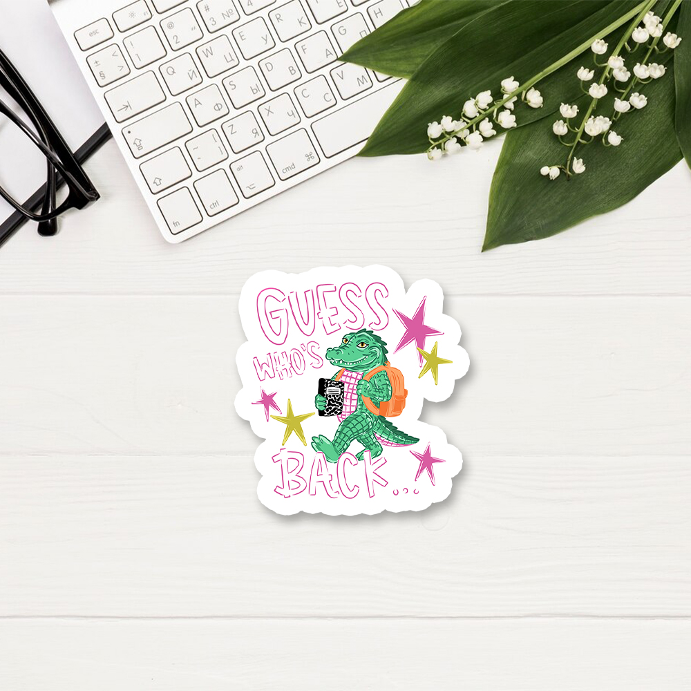 Pagewings Guess Who's Back Sticker