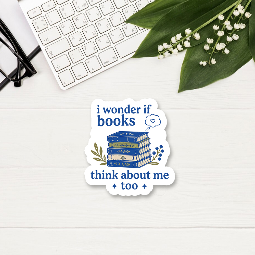 Pagewings I Wonder If Birds Think About Me Sticker