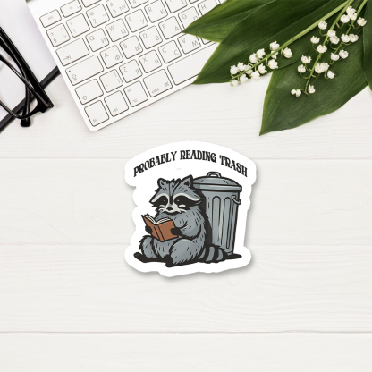 Pagewings Probably Reading Sticker