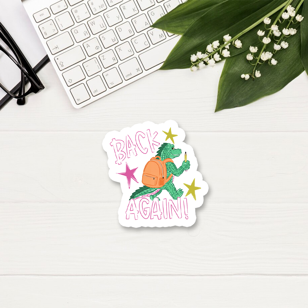 Pagewings Guess Who's Back Sticker