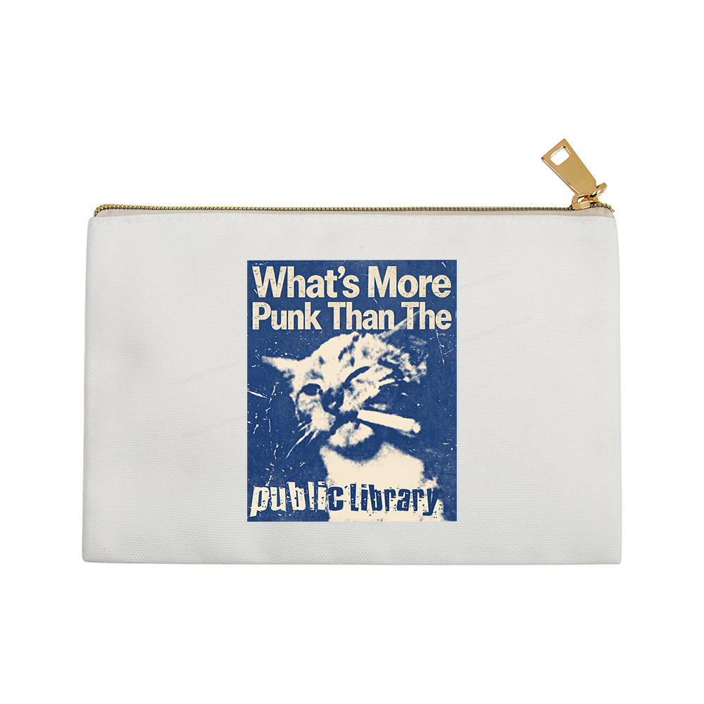 Pagewings What's More Punk Than The Public Library Pouch