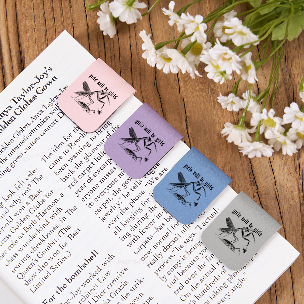 Pagewings Girls Will Be Girls Magnetic Bookmark