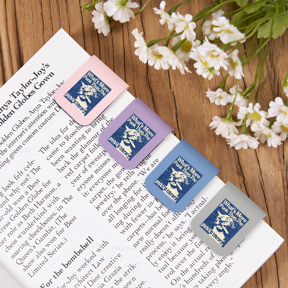 Pagewings What's More Punk Than The Public Library Magnetic Bookmark
