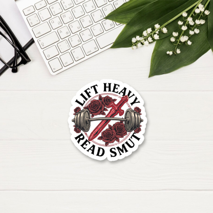 Pagewings Lift Heavy Read Smut Sticker