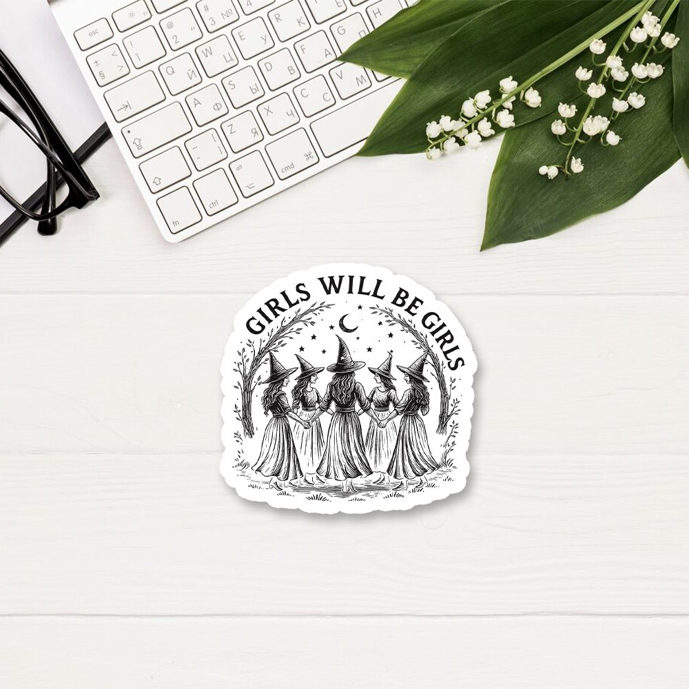 Pagewings Girls Will Be Girls Sticker
