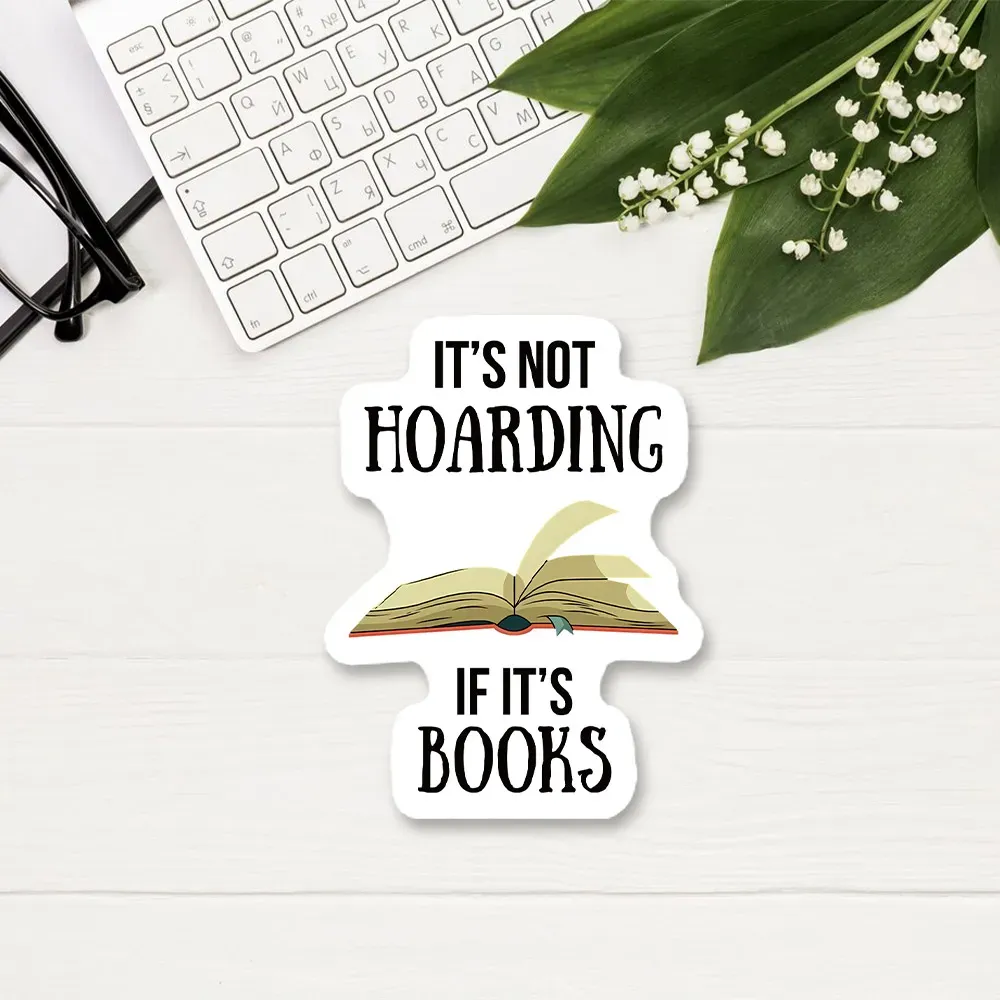 Pagewings It's Not Hoarding If It's Books Sticker